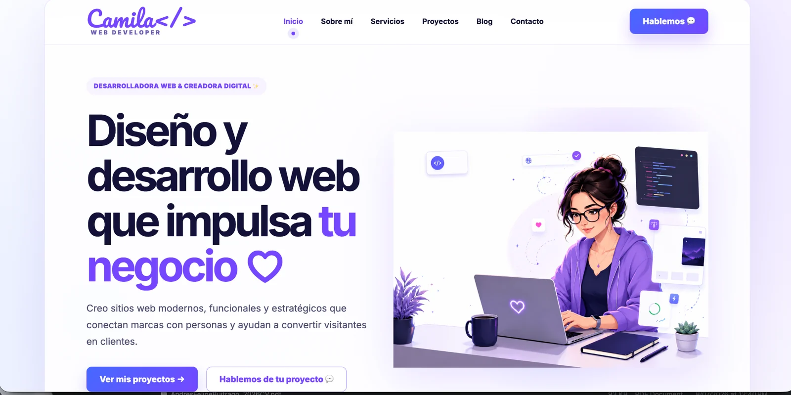 Camila Web Developer